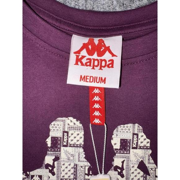 KAPPA Authentic Ankazoabo Men’s Violet Bloom T-Shirt Sz Medium 381728W NEW w/Tag - Picture 4 of 15